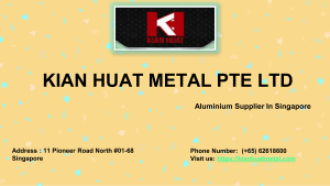 Metal Works Singapore by KIAN HUAT METAL PTE LTD