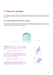 Int&eacute;grales Multiples : Cours et Applications