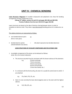 UNIT IV chemical bonding (1) (2)