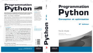 EBOOK-Programmation Python conception et optimisation