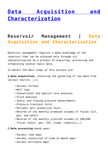 RM Data Acquisition and Characterization
