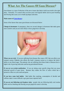 What Are The Causes Of Gum Disease