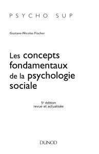 LES CONCEPTS FONDAMENTAUX DE LA PSYCHOLOGIE SOCIALE - BIBLIO (17 Pages - 1,5 Mo)