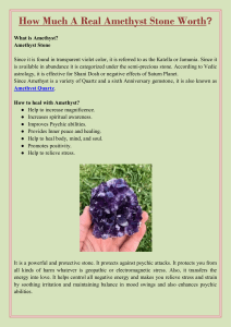 How Much A Real Amethyst Stone Worth