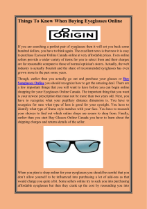 Things To Know When Buying Eyeglasses Online-converted