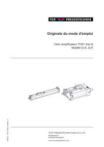 TOX Manual Powerpackage line-Q fr