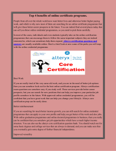 Top 4 benefits of online certificate programs-converted