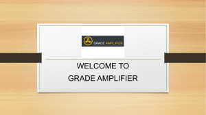 Grade Amplifier