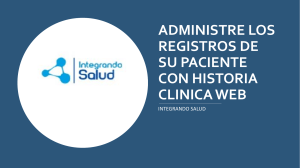 Administre Los Registros De Su Paciente Con Historia Clinica Web