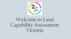 Land Capability Assessment Victoria
