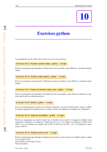 exercices-python