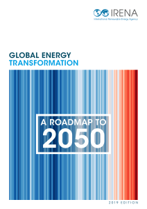 IRENA Global Energy Transformation 2019