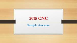CNC 2015-sample answers