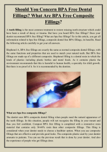 Should You Concern BPA Free Dental Fillings What Are BPA Free Composite Fillings