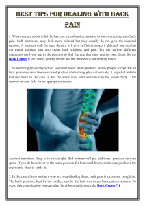 Best Tips For Dealing With Back Pain