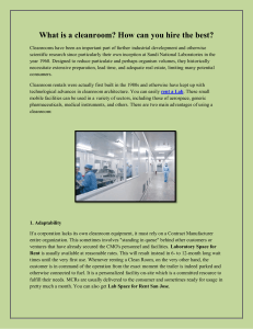 What is a cleanroom How can you hire the best