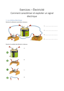 2MCD - ELECTRICITE - exercices