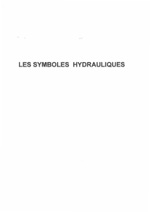 hydraulique symboles