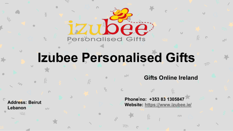 Personalised Baby Gifts Ireland