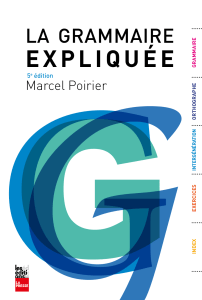 poirier marcel la grammaire expliquee