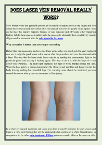 Does laser vein removal really work