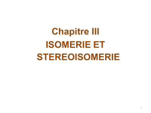 CHAPIII-Stereochimie