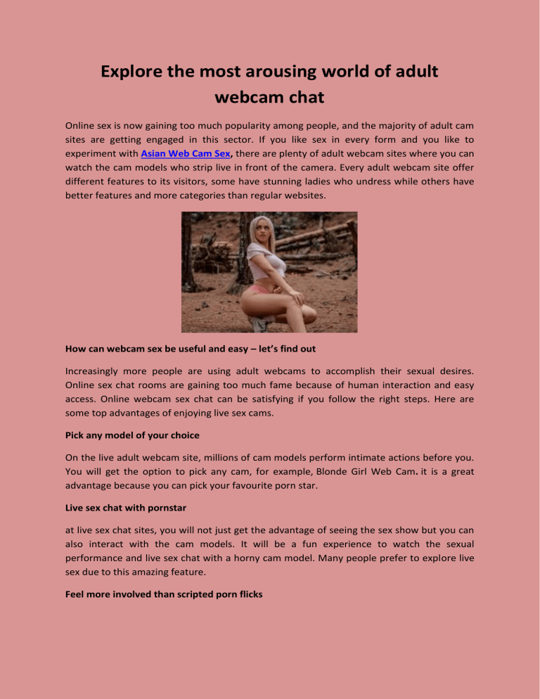 Webcam sex chat