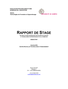 rapport stage