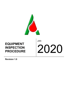 2-Equipment Inspection Procedure