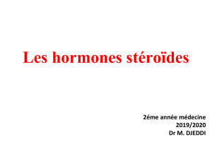 Hormones steroides 