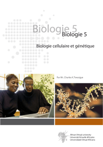 Biologie Cellulaire et G&eacute;n&eacute;tique : Cours Universitaire