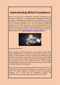 Understanding REACH Compliance