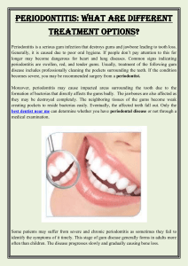 Periodontitis What Are Different Treatment Options