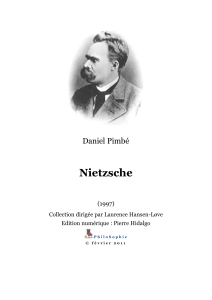 Nietzsche par Daniel Pimbé