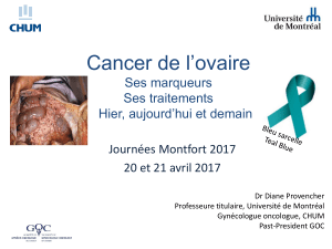 cancer ovaire d.provencher