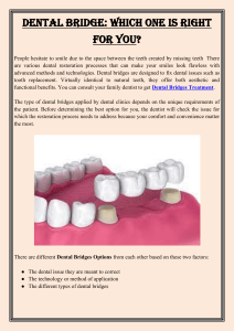Dental Bridge  Which One Is Right For You