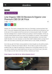 Organic Line CBD Oil: Best Joint Pain Remover (Must Use) BUY NOW!