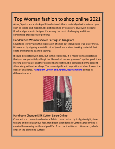 Top Woman fashion to shop online 2021