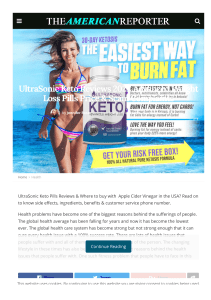 Ultrasonic Keto Reviews: Ketones All-Natural Weight Loss Pill, Benefits, & Price!