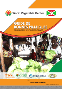 Guide Technique Fruits et Légumes Burundi