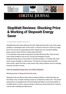StopWatt Energy Saver - What Are People Saying About Power Saving Box?