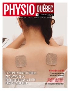 Physio-Quebec Printemps-Ete 2017 VFR