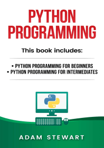 Python Programming.  Python Programming for Beginners, Python Programming for Intermediates ( PDFDrive )
