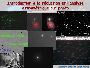 Astrométrie réduction et analyse astrophotographie (Stéphane Lemaire)