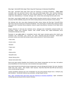 Agen  Domino99 Online Agen Poker Uang Asli Terpercaya di Indonesia DinastiPoker