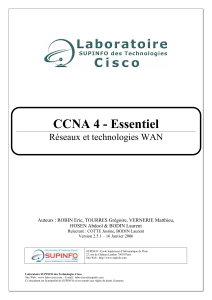 CCNA 4  Essentiel