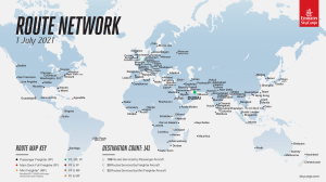 Emirates SkyCargo Network Map and Schedules  1-JULY