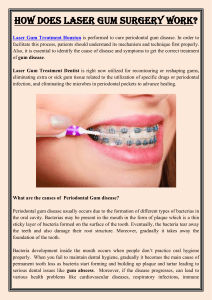 How Does Laser Gum Surgery Work