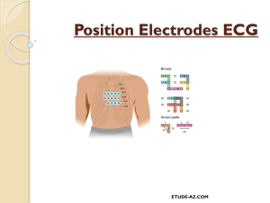 Position Electrodes ECG