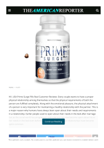 Prime Surge [LATEST UPDATE 2021] – Side Effects, Price - Where To Buy?